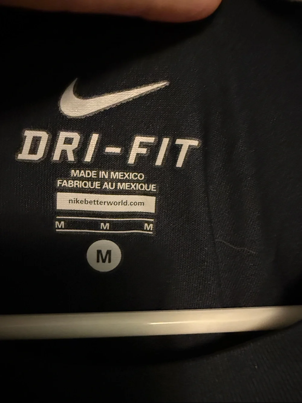 Nike Men’s Dri-FIT Short Sleeve Tee - Dark Blue M - Picture 3 of 4